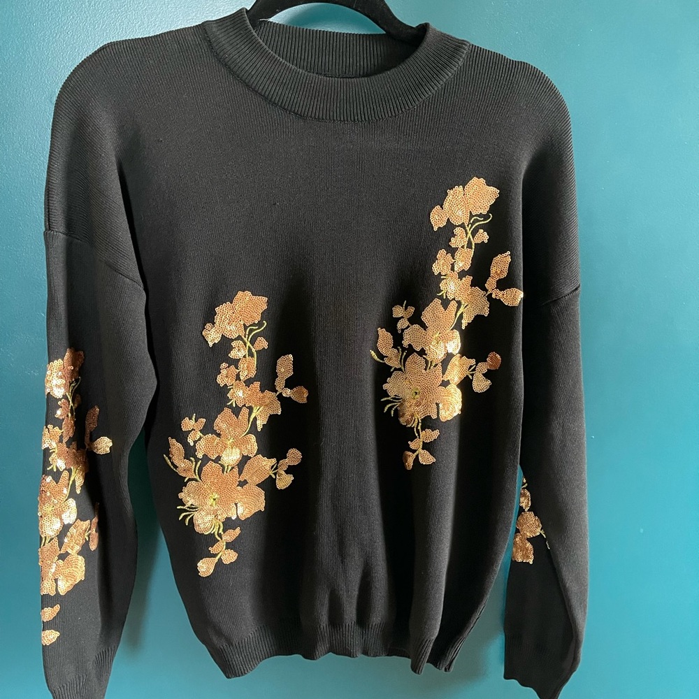 Hand Beaded Knit Sweater Set The Kinrey - Picture 13 of 15